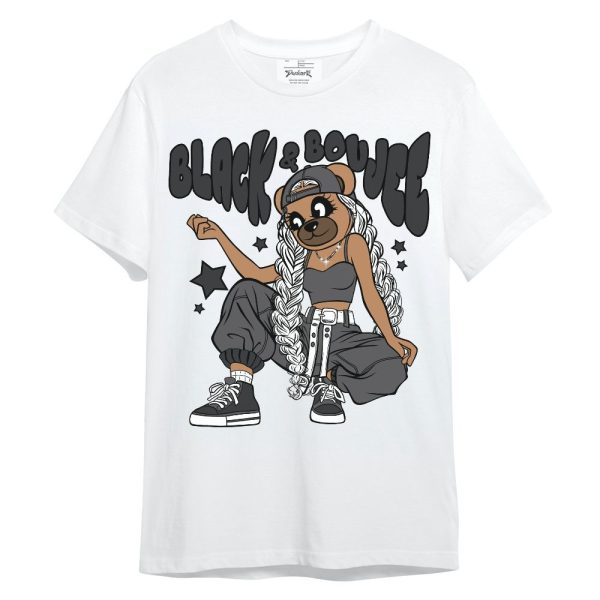 White Thunder 4s Shirt - Boujee Girls Bear Unisex Shirt Jezsport.com