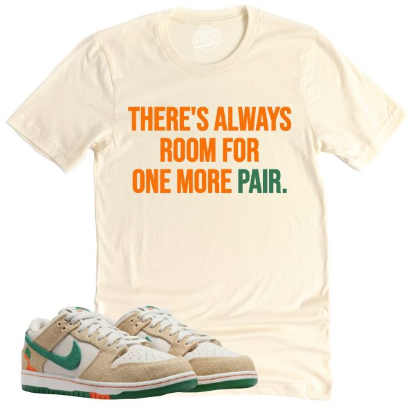 One More Pair Shirt Retro Dunk Low Phantom and Malachite Sneaker Match Tee Jezsport.com