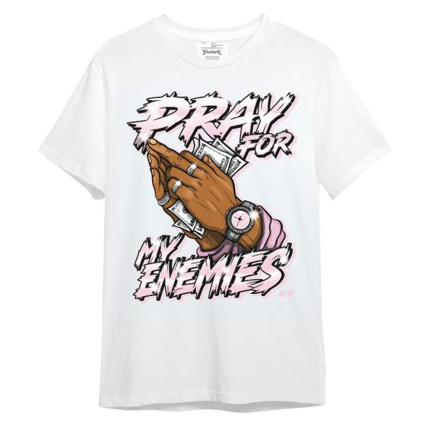 Orchid 4s Shirt - Prayed For Enemies Graphic Unisex Shirt Jezsport.com