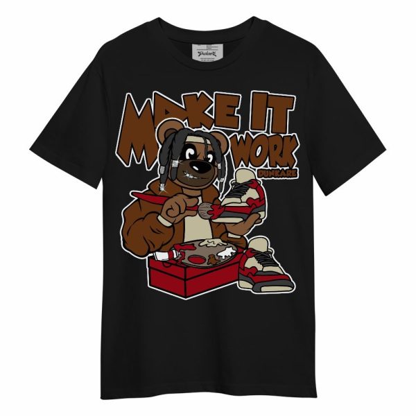 Archaeo Brown 5s Shirt - Pull It Off Bear Unisex Shirt Matching Jordan Shirt Jezsport.com