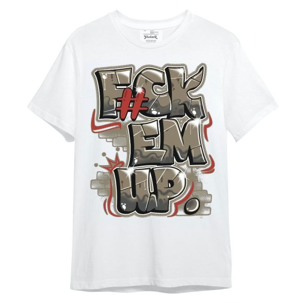 Olive 9s Shirt - F#ck Em Up Graphic Unisex Shirt Jezsport.com