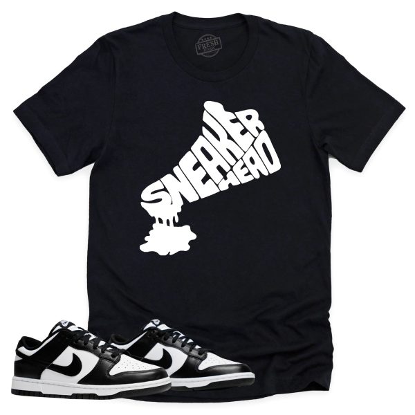 Dripping Sneakerhead Shirt Retro Dunk Low Panda Sneaker Match Tee Jezsport.com