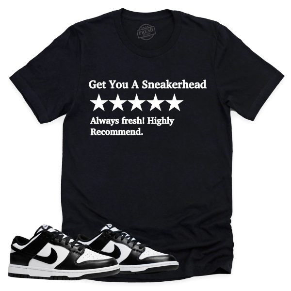 Get You A Sneakerhead Shirt Retro Dunk Low Panda Sneaker Match Tee Jezsport.com