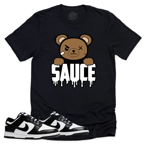 Sauce Shirt Retro Dunk Low Panda Sneaker Match Tee Jezsport.com