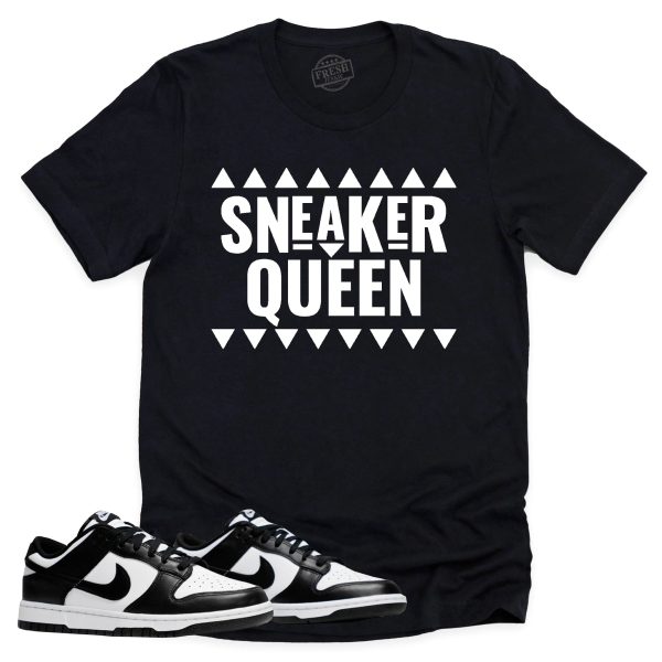 Sneaker Queen Shirt Retro Dunk Low Panda Sneaker Match Tee Jezsport.com