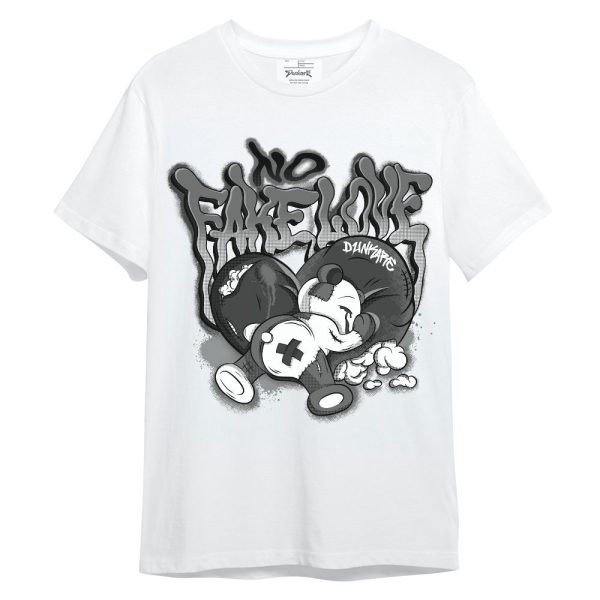 White Thunder 4s Shirt, No Fake Love Unisex Shirt Jezsport.com