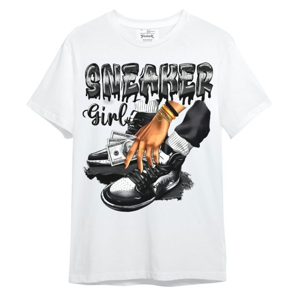 White Thunder 4s Shirt, SNEAKER Girl Money Drip Unisex Shirt Matching Jordan Shirt Jezsport.com