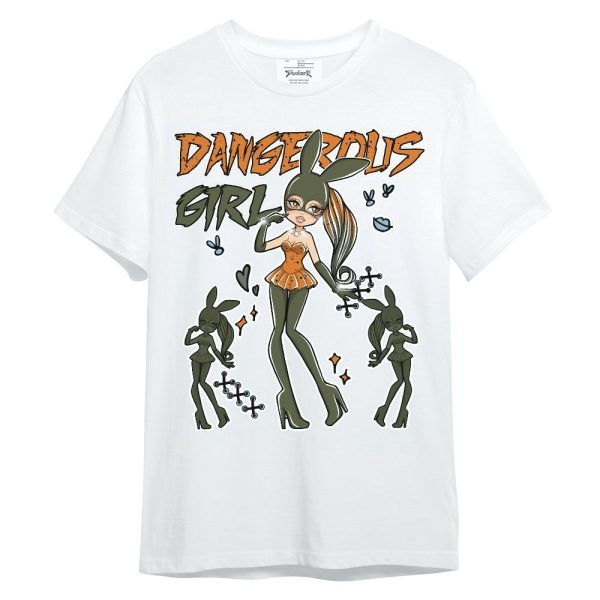 Olive 5s Shirt - Dangerous.Girl Unisex Shirt Matching Jordan Shirt Jezsport.com