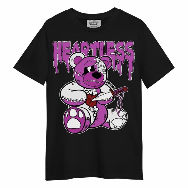 Hyper Violet 4s Shirt - Heartless Bear Unisex Shirt Matching Jordan Shirt Jezsport.com