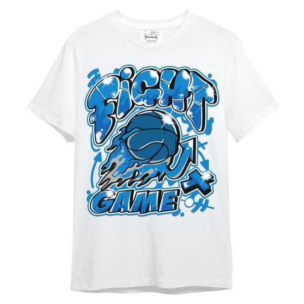 Industrial Blue 4s Shirt - Fighter Games Graphic Unisex Shirt Matching Jordan Shirt Jezsport.com