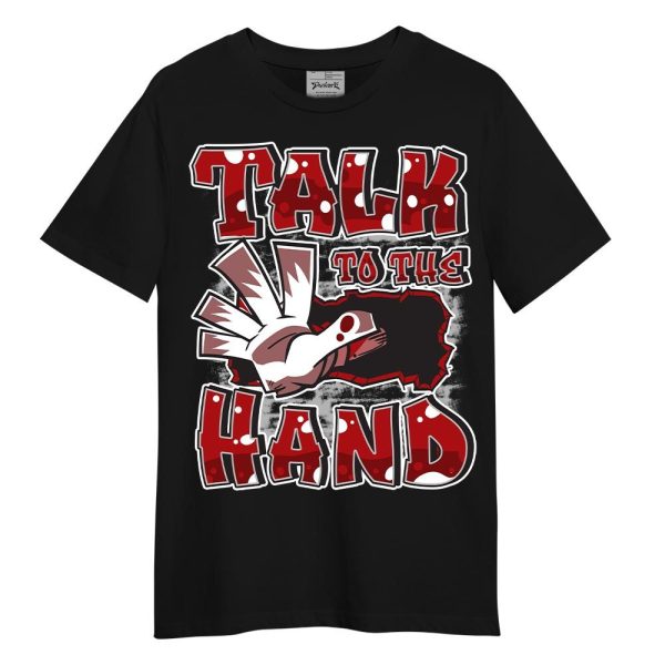 Red Taxi 12s Shirt - Talk To Hand Graphic Shirt Unisex Matching Jordan Shirt Jezsport.com