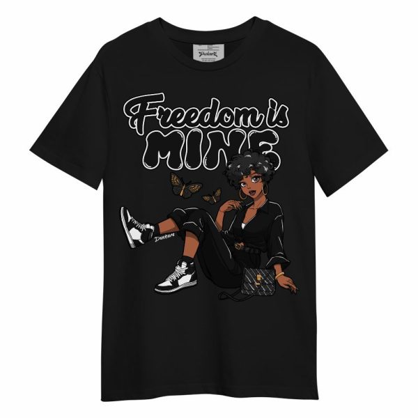 White Thunder 4s Shirt, Freedom Is Mine Unisex Shirt Jezsport.com