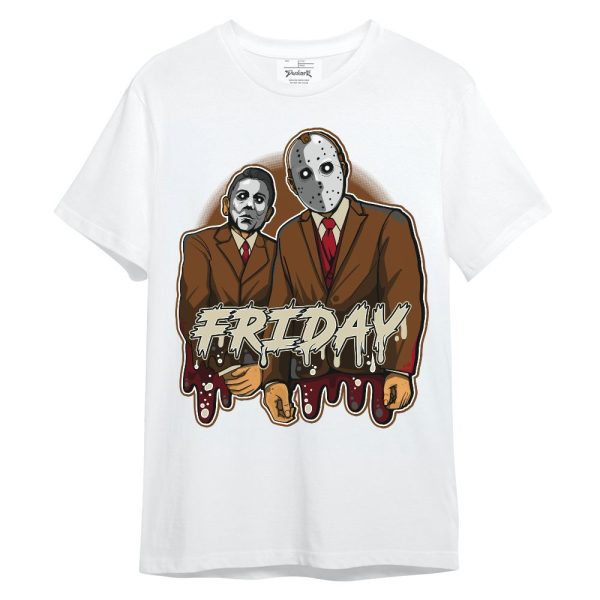 Archaeo Brown 5s Shirt - Friday Halloween Graphic Unisex Shirt Matching Jordan Shirt Jezsport.com