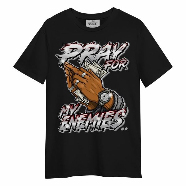 Cement Grey 3s Shirt - Prayed For Enemies Graphic Unisex Shirt Matching Jordan Shirt Jezsport.com