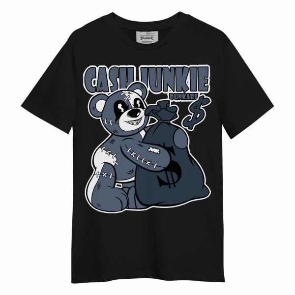 Low Diffused Blue 11s Shirt - Cashs Junkie Bear Unisex Shirt Matching Jordan Shirt Jezsport.com