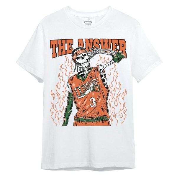 Low Miami 5s Shirt - Allen Answer Skeleton Unisex Shirt Matching Jordan Shirt Jezsport.com