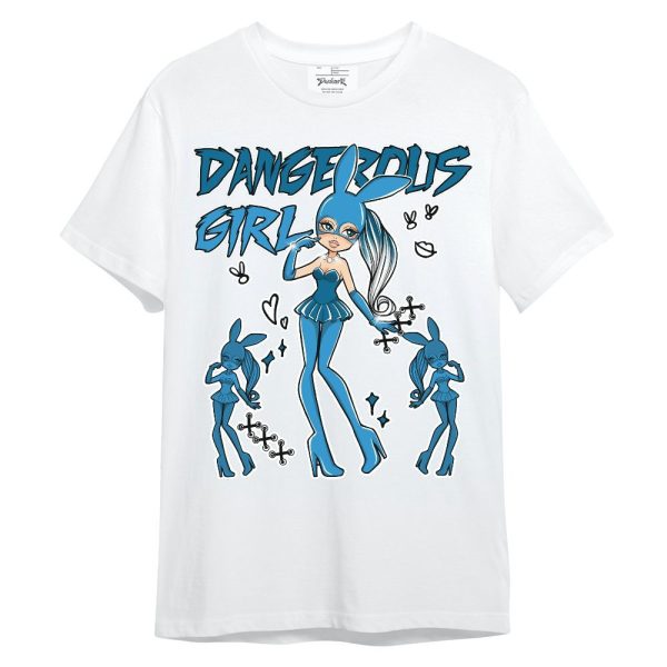 Powder Blue 9s Shirt - Dangerous.Girl Unisex Shirt Matching Jordan Shirt Jezsport.com