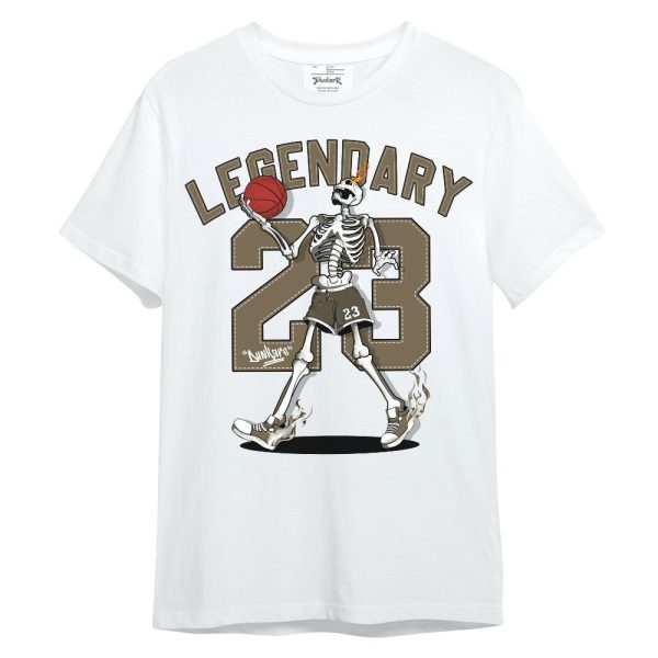 Olive 9s Shirt, 23 Skeleton G.O.A.T Unisex Shirt Jezsport.com