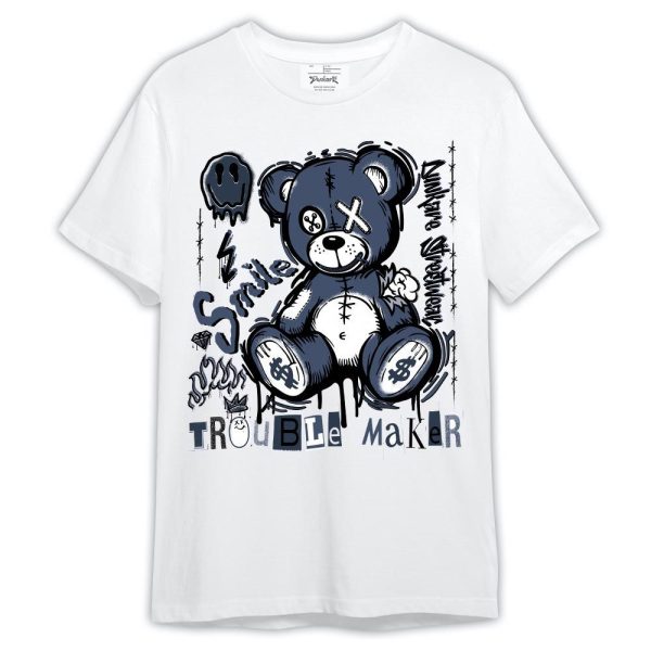 Low Diffused Blue 11s Shirt, Bear Rebel Shirt Outfit Jezsport.com