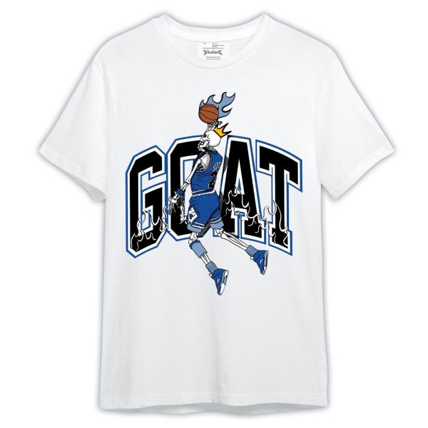 Low Space Royal 11s Shirt, G.O.A.T Skeleton Fire Shirt Outfit Matching Jordan Shirt Jezsport.com