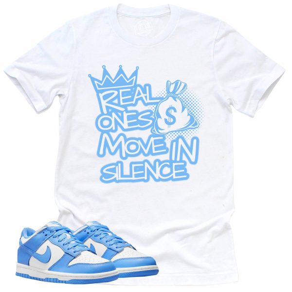 Real Ones Shirt, Retro Dunk Low University Blue Sneaker Match Tee Jezsport.com