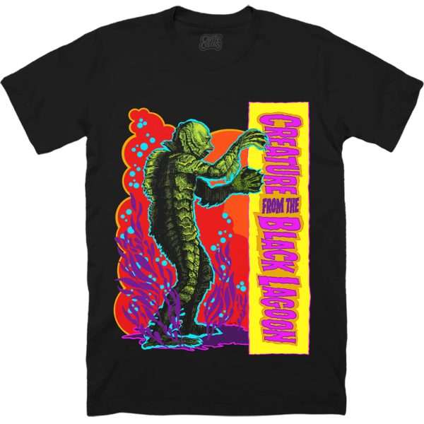 Creature From The Black Lagoon: Retro Gill-man - T-shirt Funny Halloween Shirt For Halloween Jezsport.com