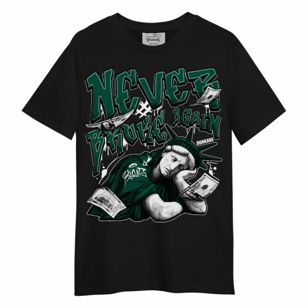 Oxidized Green 4s Shirt, Never Broke Again Graffiti Unisex Shirt Matching Jordan Shirt Jezsport.com