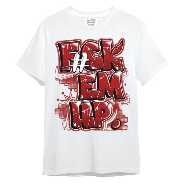 Red Taxi 12s Shirt Fuck Em Graphic Unisex Shirt Matching Jordan Shirt Jezsport.com