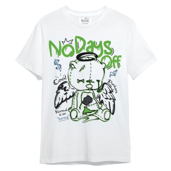 Retro Green Bean 5s Shirt, No Days Off Unisex Shirt Jezsport.com