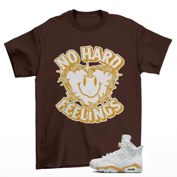 Feeling Sneaker Shirt Brown to Match Jordan 6 Retro Craft Pearl DQ4914-074 Jezsport.com