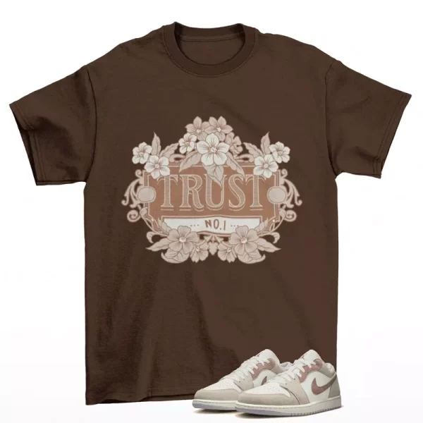 Trust Shirt Brown to Match Jordan 1 Low Legend Light Brown HF1567-200 Jezsport.com