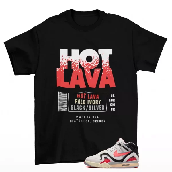 Hot Lava Shirt to Match Air Tech Challenge II Hot Lava FZ9033-001 Jezsport.com