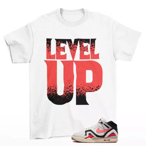 Level Up Sneaker Shirt to Match Air Tech Challenge II Hot Lava FZ9033-001 Jezsport.com