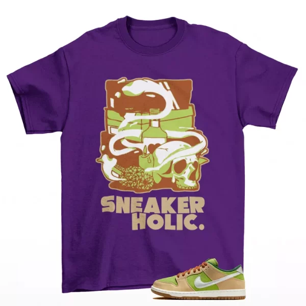 Sneaker Holic Shirt Purple to Match SB Dunk Low Escargot FQ7585-200 Jezsport.com