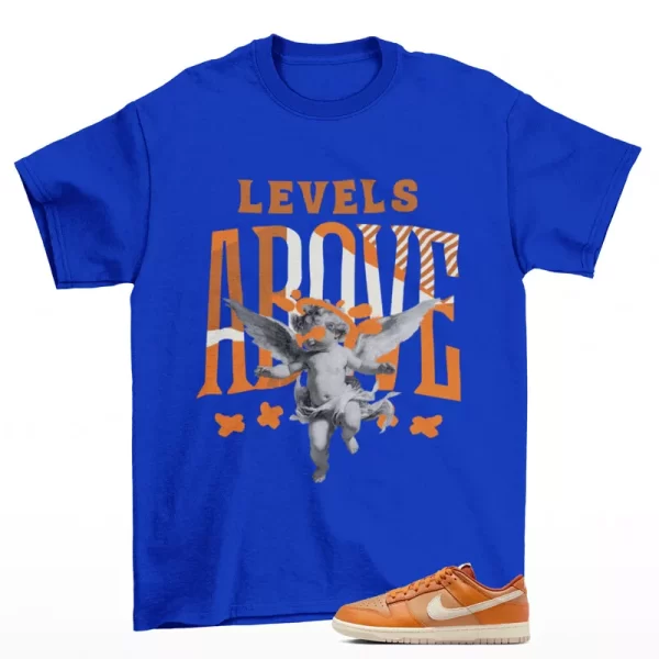 Levels Sneaker Shirt Royal to Match Dunk Low Retro SE Monarch HJ9121-815 Jezsport.com