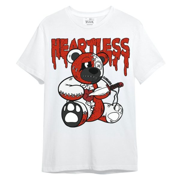 Red Cement 4s Shirt - Heartless Bear Unisex Shirt Matching Jordan Shirt Jezsport.com