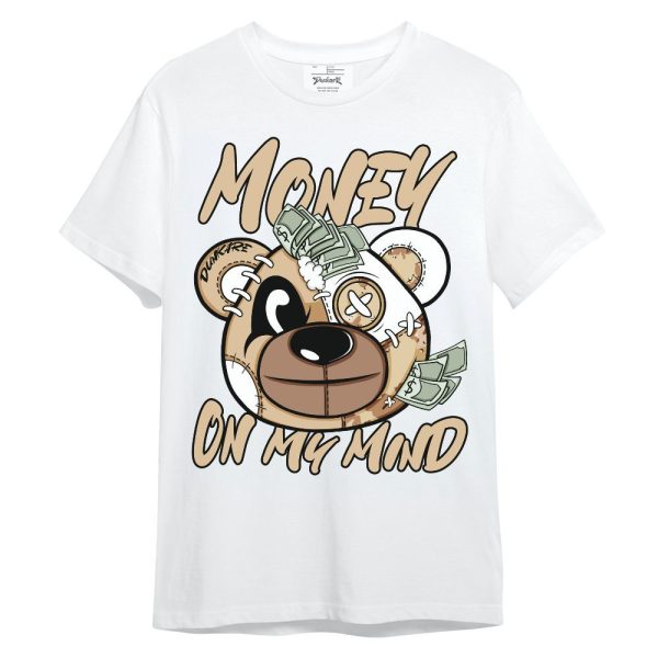 Desert Camo 3s Shirt - Money On My Mind Bear Shirt Unisex Oufit Matching Jordan Shirt Jezsport.com