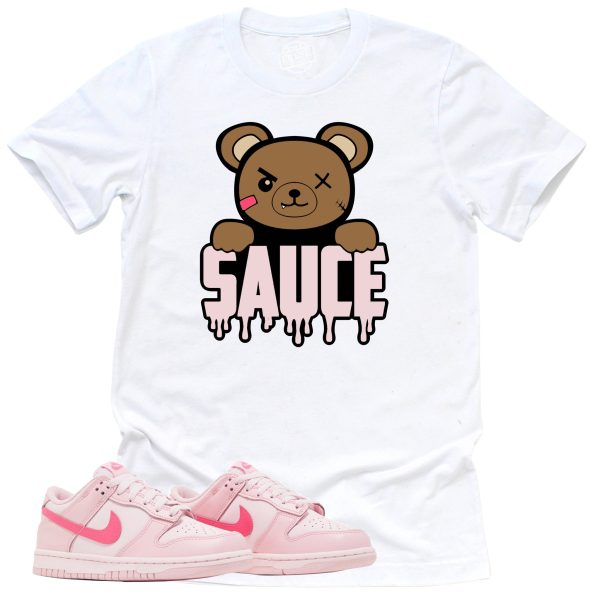 Sauce Shirt, Retro Dunk Triple Pink Sneaker Match Tee Jezsport.com