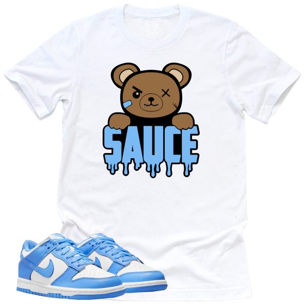 Sauce Shirt, Retro Dunk Low University Blue Sneaker Match Tee Jezsport.com