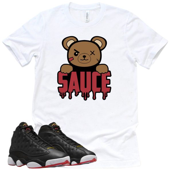 Sauce Shirt Retro Air Jordan 13 Playoffs Sneaker Match Tee Jezsport.com