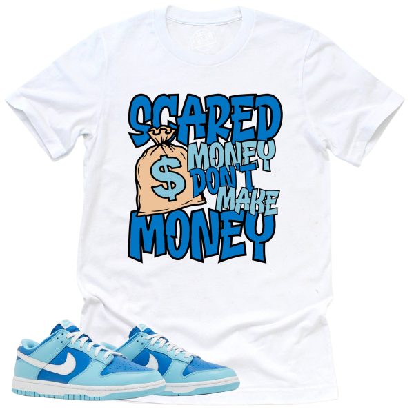 Scared Money Shirt, Retro Dunk Low Argon Sneaker Match Tee Jezsport.com