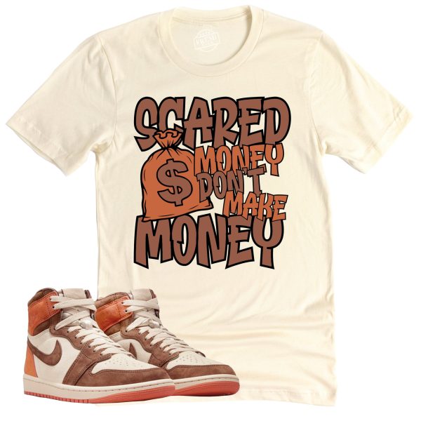 Scared Money Shirt, Air Jordan 1 Cacao Sneaker Match Tee Jezsport.com