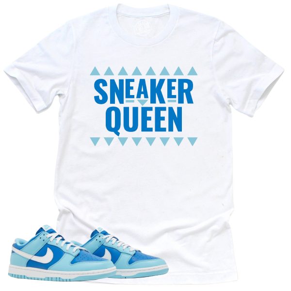 Sneaker Queen Shirt, Retro Dunk Low Argon Sneaker Match Tee Jezsport.com