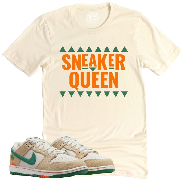 Sneaker Queen Shirt Retro Dunk Low Phantom and Malachite Sneaker Match Tee Jezsport.com