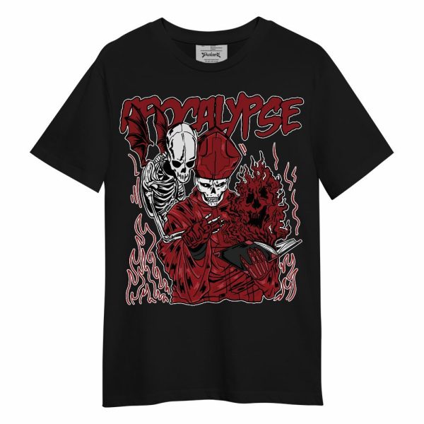 Alternate Flu Game 12s Shirt - Apocalypse Skeleton Unisex Shirt Matching Jordan Shirt Jezsport.com