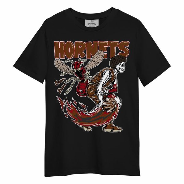 Archaeo Brown 5s Shirt - Hornet Skeleton Unisex Shirt Matching Jordan Shirt Jezsport.com