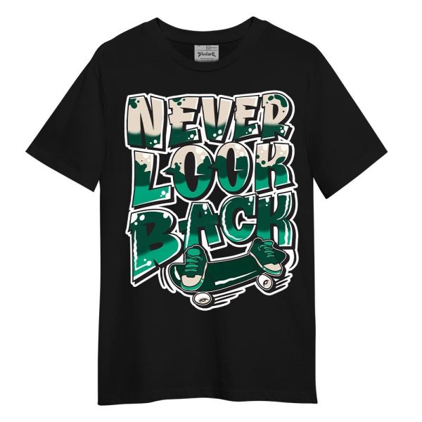 Oxidized Green 4s Shirt - Never Looking Back Graphic Shirt Unisex Matching Jordan Shirt Jezsport.com