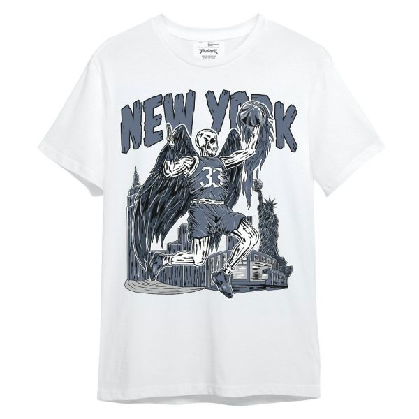 Low Diffused Blue 11s Shirt - Ewing Era Skeleton Unisex Shirt Matching Jordan Shirt Jezsport.com