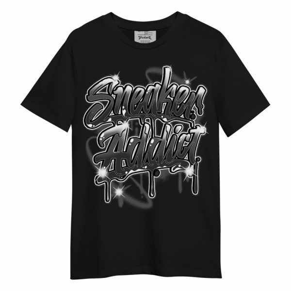 White Thunder 4s Shirt - Addiction Sneakers Graphic Unisex Shirt Jezsport.com