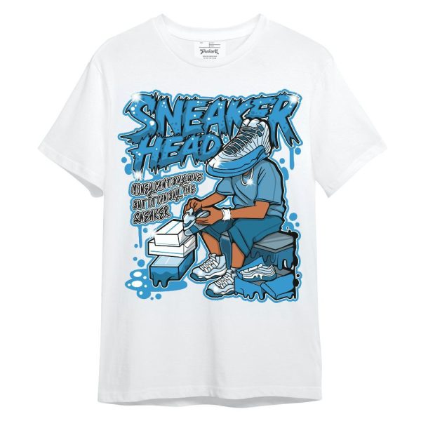 Powder Blue 9s Shirt - Sneakers Headache Graphic Unisex Shirt Matching Jordan Shirt Jezsport.com